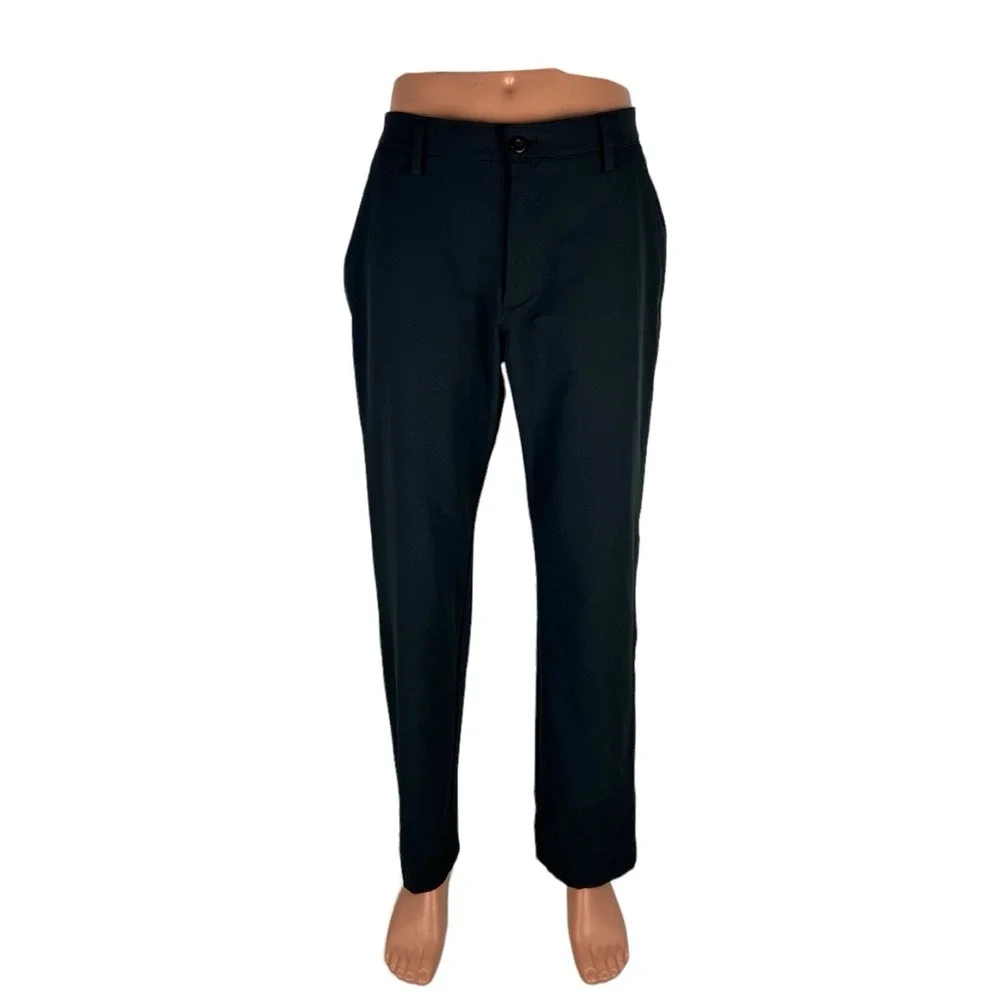 Under Armour UA Tech Pants Mens 36 X 32 Black Golf Straight Leg Casual NWT